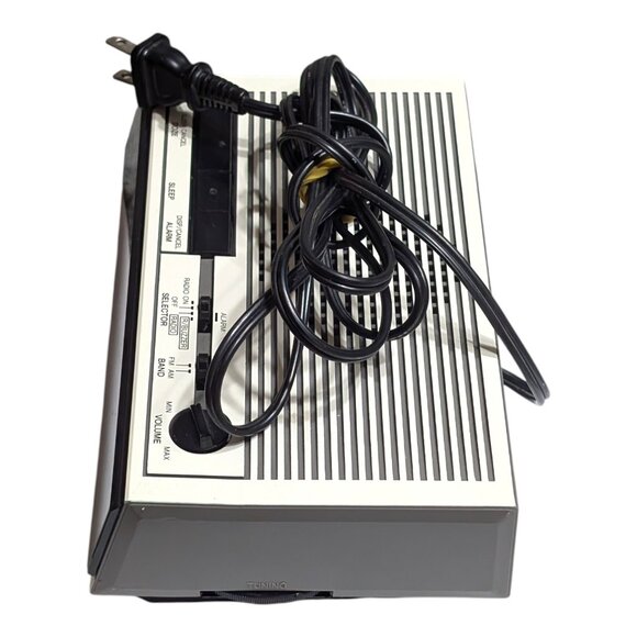 VTG Panasonic RC-6060 FM/AM Alarm Clock Radio Tested Working NO Yellowing - Picture 5 of 6